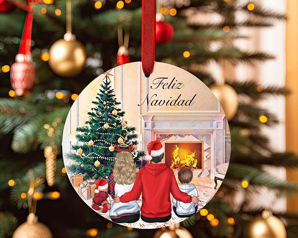 Adornos navideños personalizados
