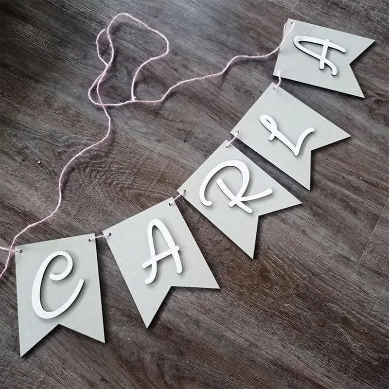 Guirnaldas y banderines personalizados