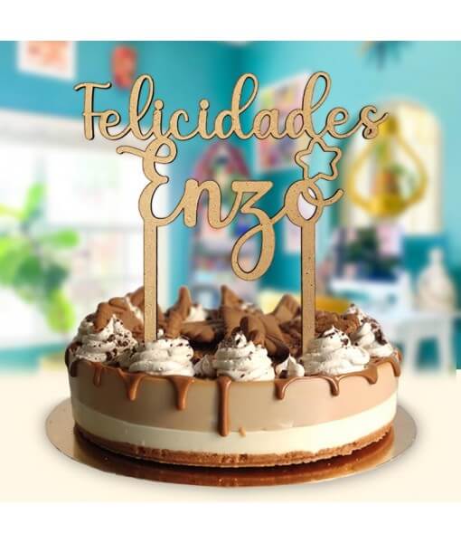 Toppers para tartas personalizados